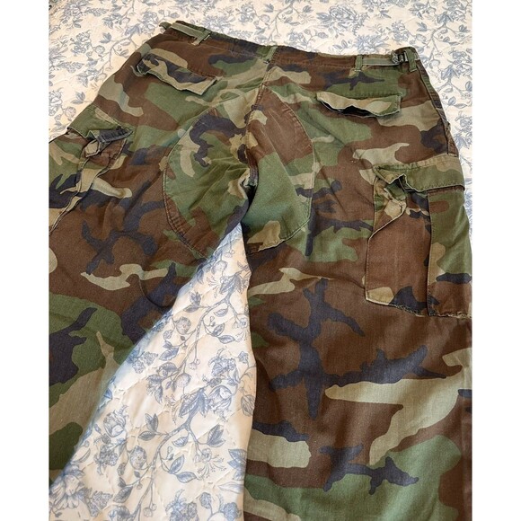 USMC Tropical Poplin Camouflage Combat Trousers Cargo Pockets - Picture 6 of 11